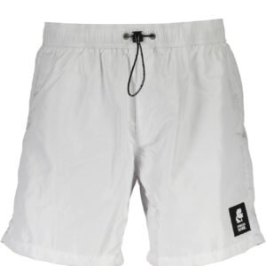 KARL LAGERFELD BEACHWEAR SWIMSUIT BOTTOM MEN WHITE