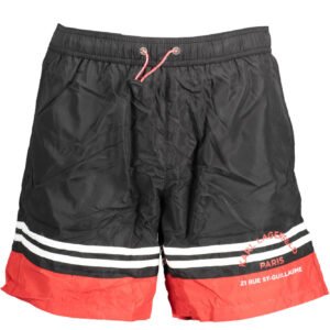 KARL LAGERFELD BEACHWEAR SWIMSUIT BLACK MEN'S BOTTOM