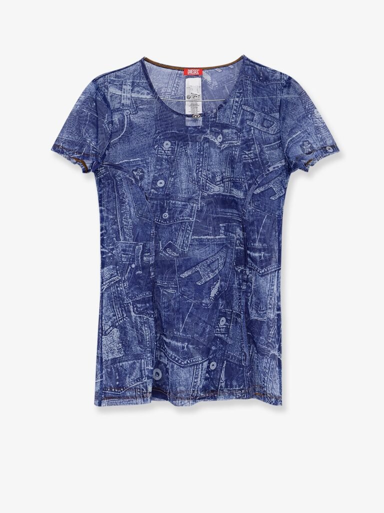 Kasia t-shirt with denim print