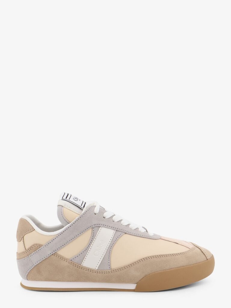 Kick suede sneakers with contrasting inserts