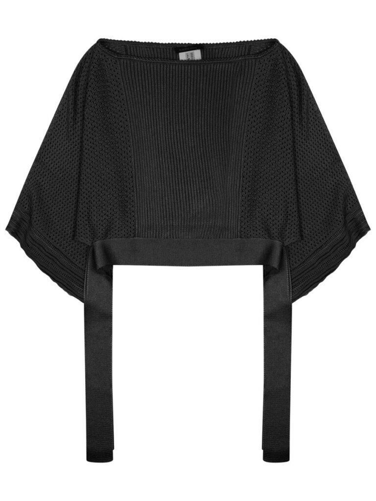 KNITTED PONCHO