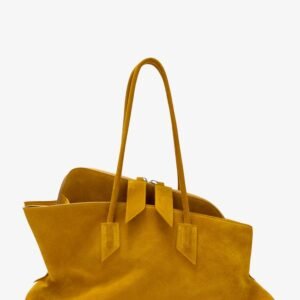 La Passeggiata suede shoulder bag