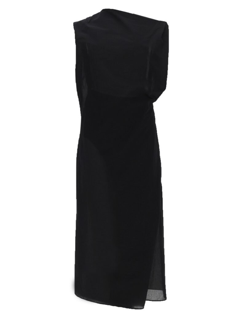 "LA ROBE DRAP" MIDI DRESS