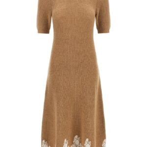 Lace hem dress