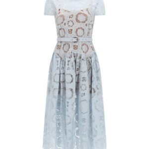 LACE MIDI DRESS