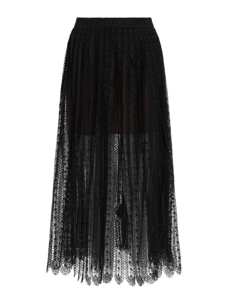 LACE MIDI SKIRT