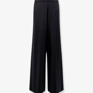 Lama viscose blend trousers