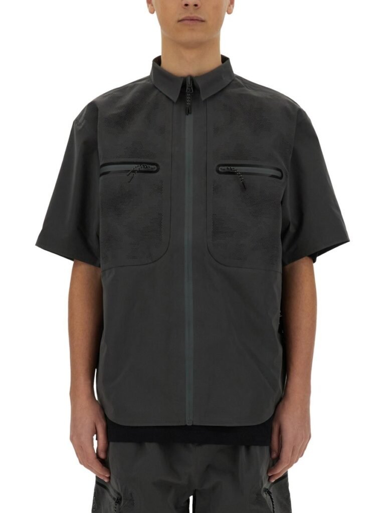 LASER CUT SHORT SLEEVE SHIRT