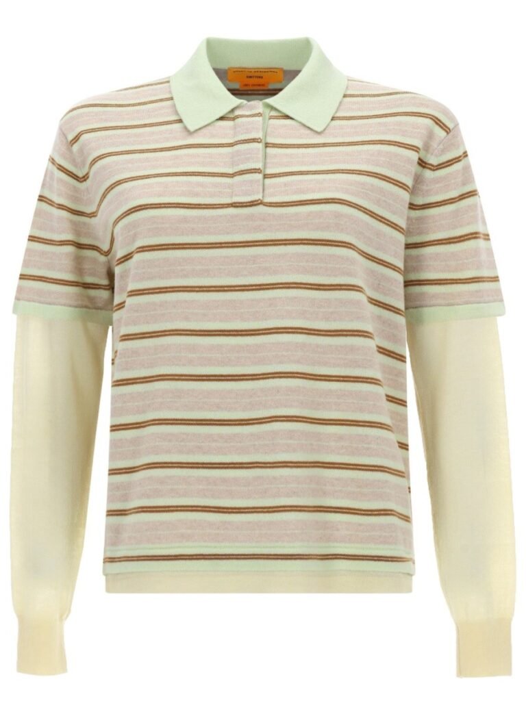"LAYERED STRIPE RUGBY" POLO SHIRT