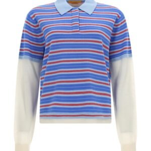 "LAYERED STRIPE RUGBY" POLO SHIRT