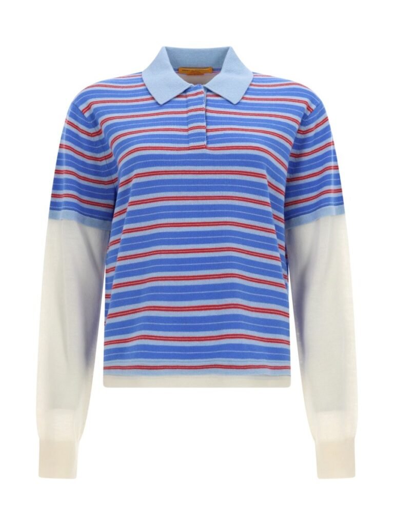"LAYERED STRIPE RUGBY" POLO SHIRT