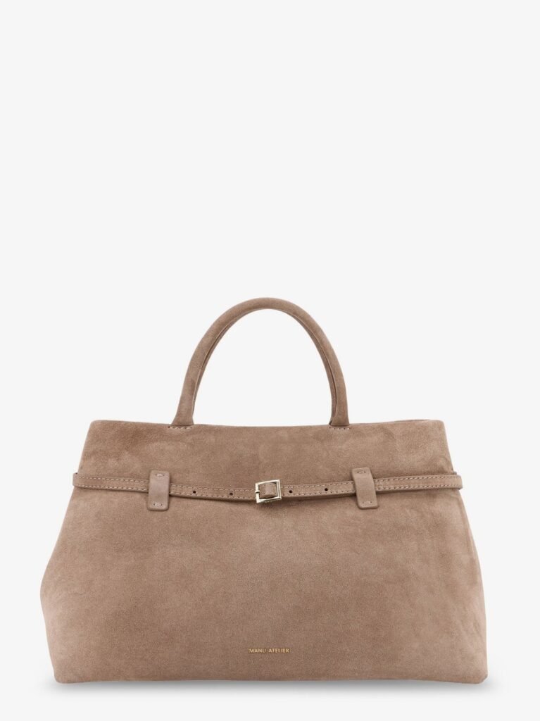 Le Cambon 35 suede shoulder bag