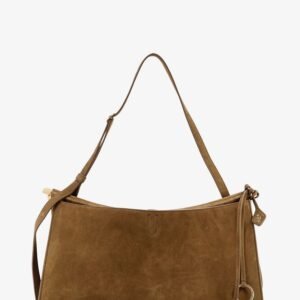 Le Click Pocket 35 nabuck shoulder bag