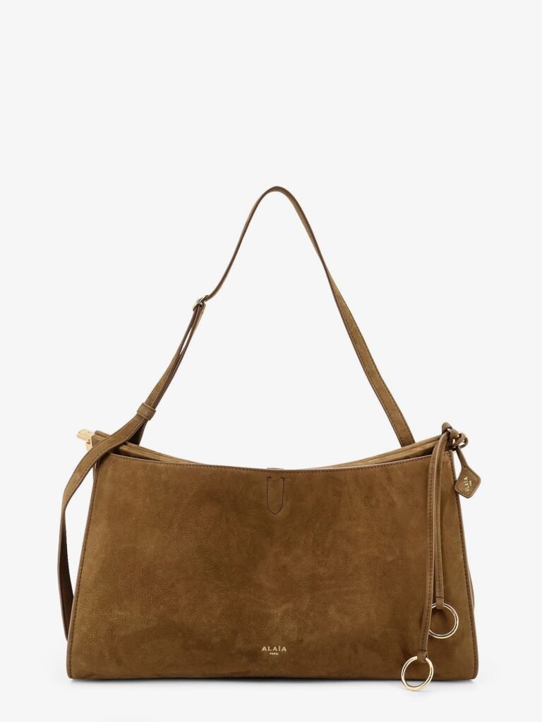 Le Click Pocket 35 nabuck shoulder bag