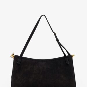 Le Click Pocket 35 nabuk shoulder bag