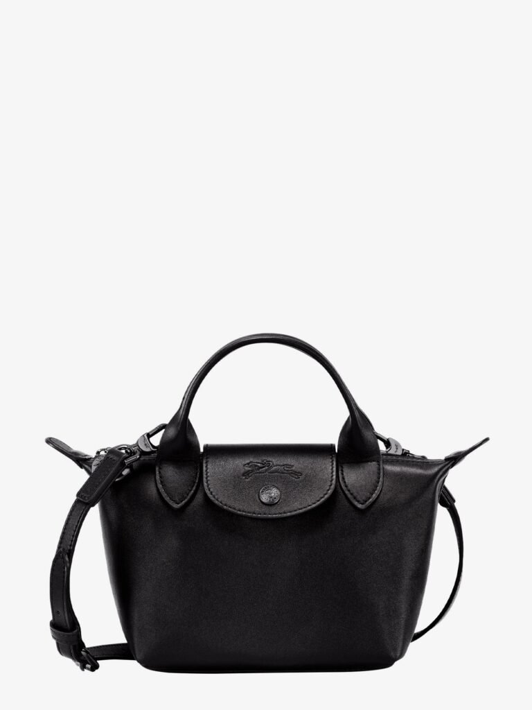 Le Pliage Xtra XS leather crossbody bag with engraved logo