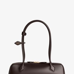 Le Teckel Medium leather shoulder bag