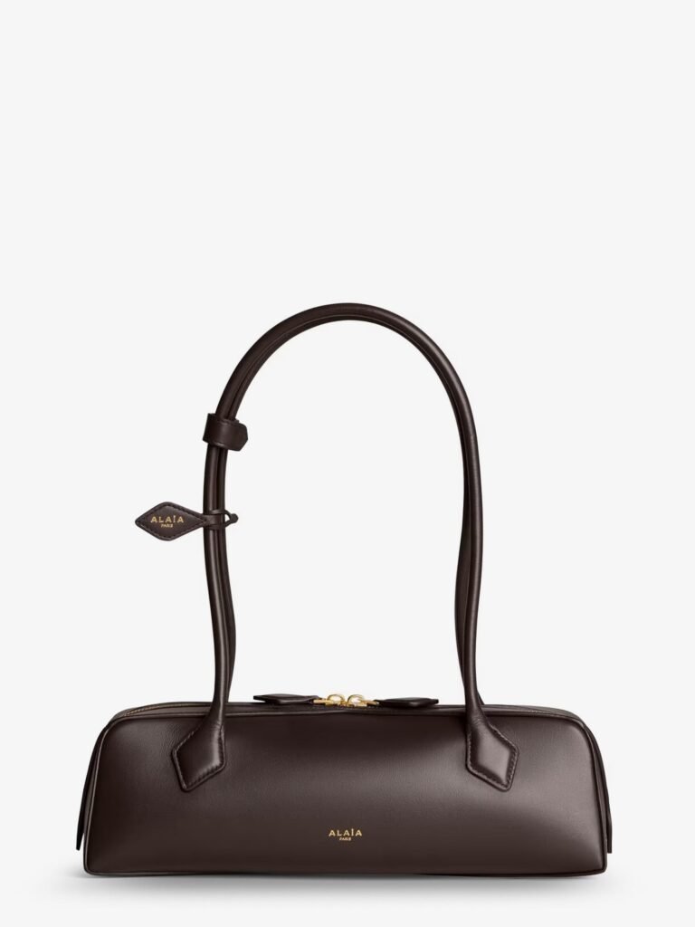 Le Teckel Medium leather shoulder bag