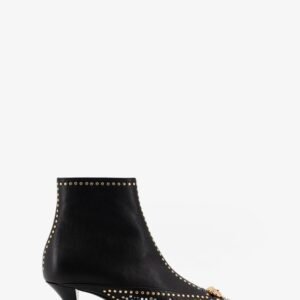 Leather ankle boots