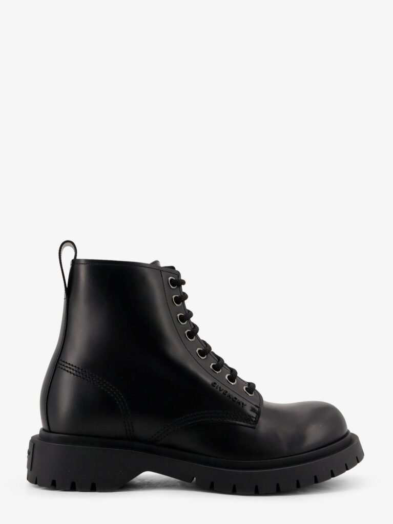 Leather ankle boots
