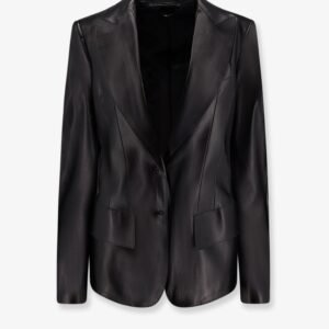 Leather blazer