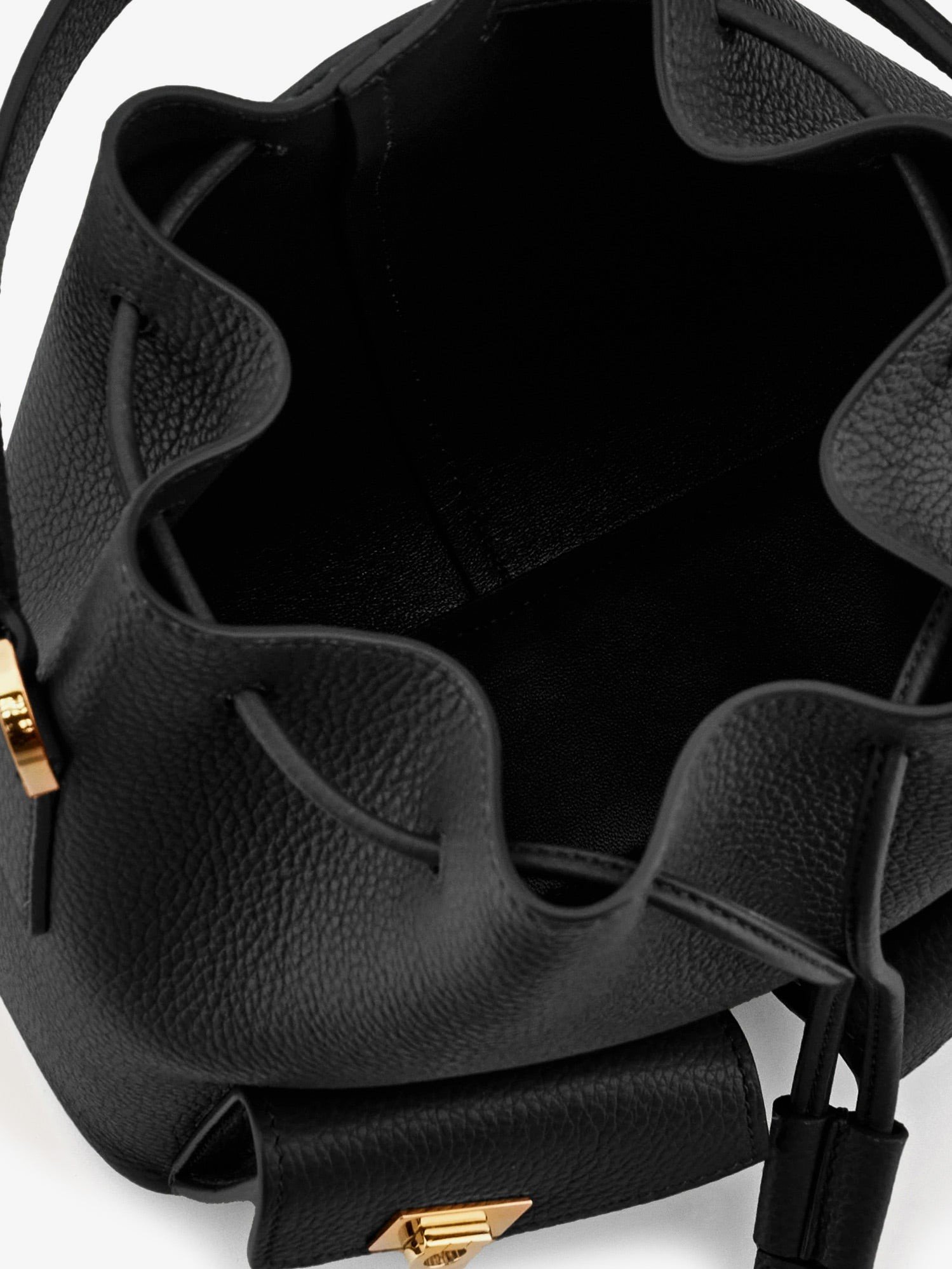 Leather bucket bag - Image 4