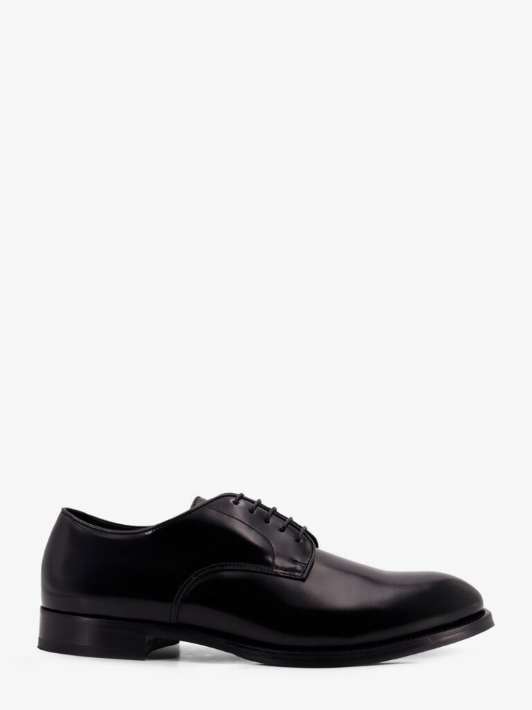 Leather lace-up