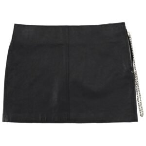 LEATHER MINISKIRT