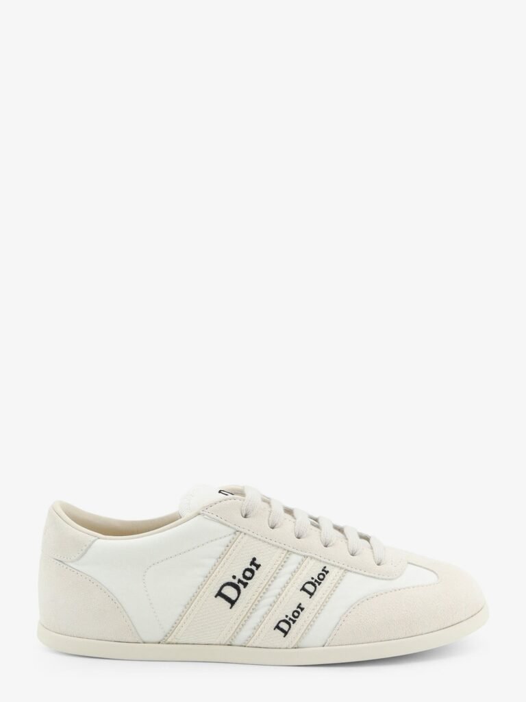 Leather Ribbon sneakers with embroidered logo on the side