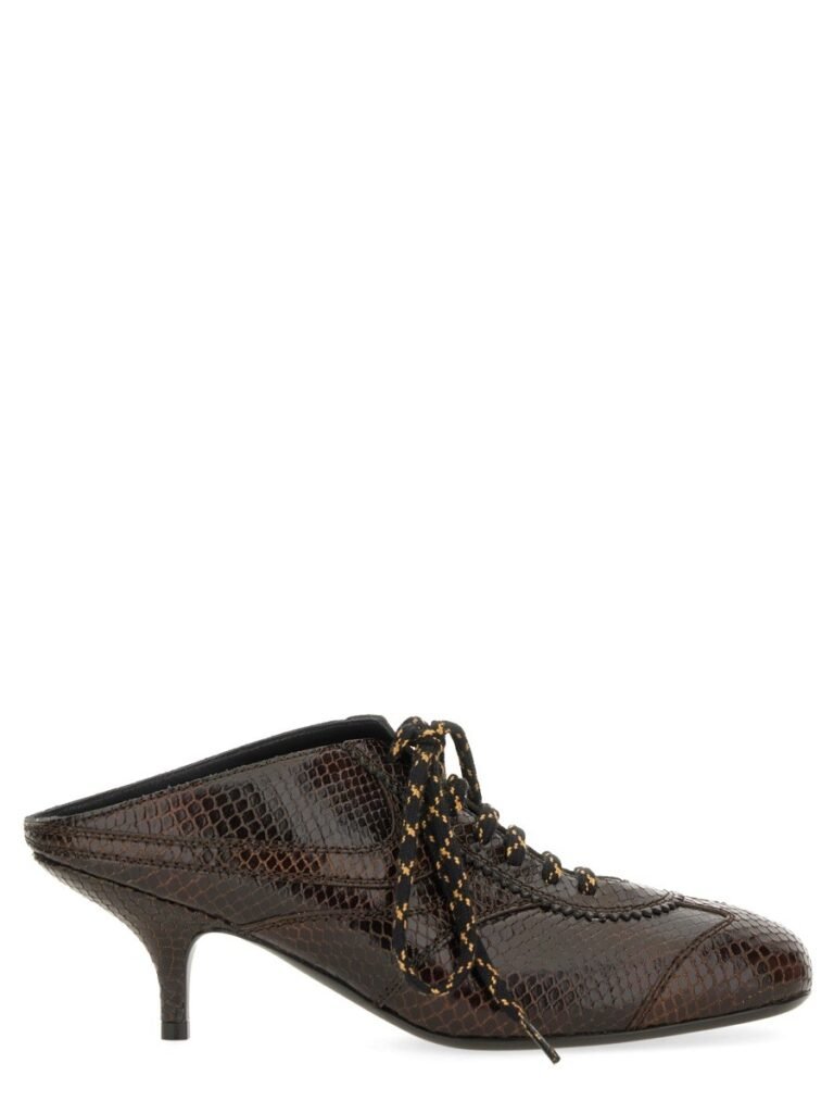 LEATHER SLIP-ON MULES