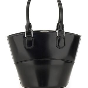 LEATHER TOTE BAG WITH CHARM