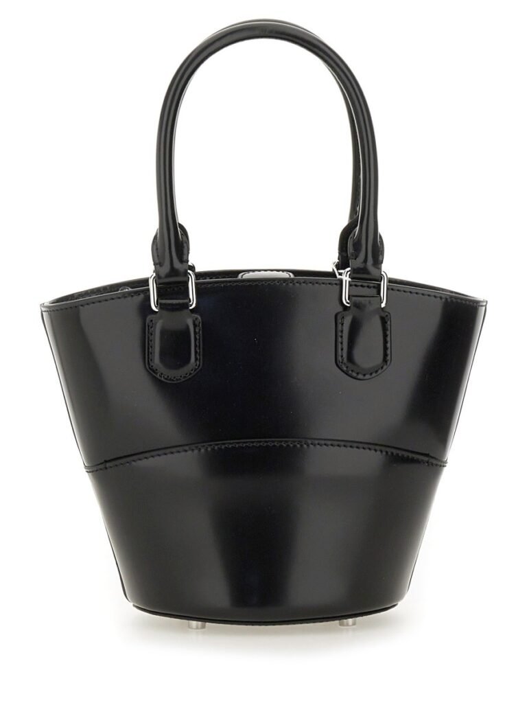 LEATHER TOTE BAG WITH CHARM