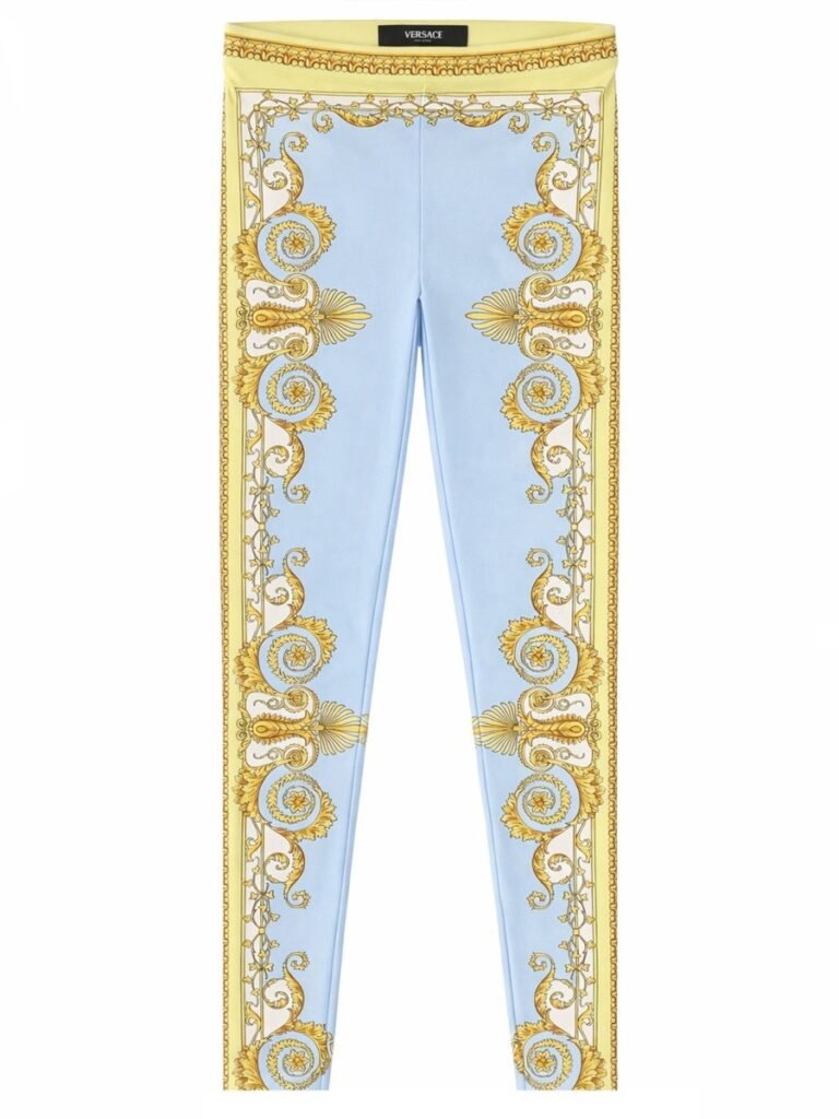LEGGINGS WITH "BAROQUE" PRINT