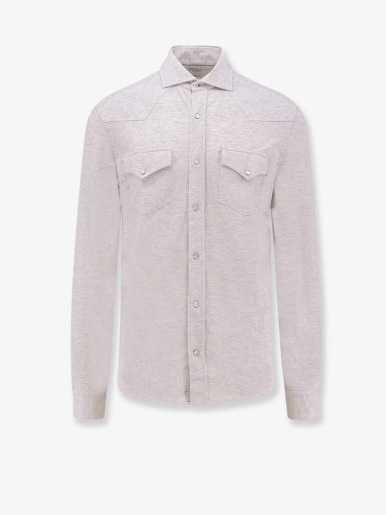 Leisure-fit cotton shirt