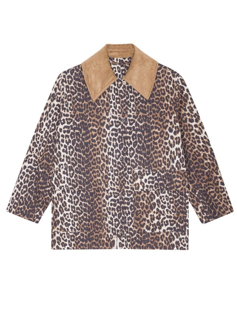 LEOPARD PRINT MIDI JACKET