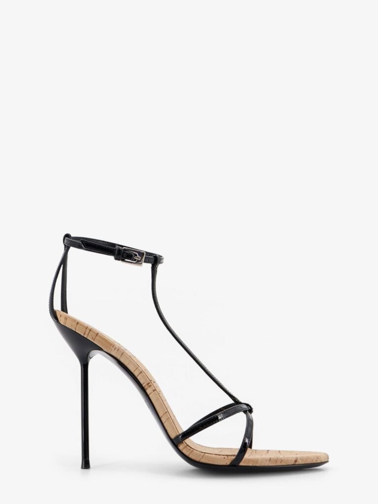 Lidia leather and cork sandals