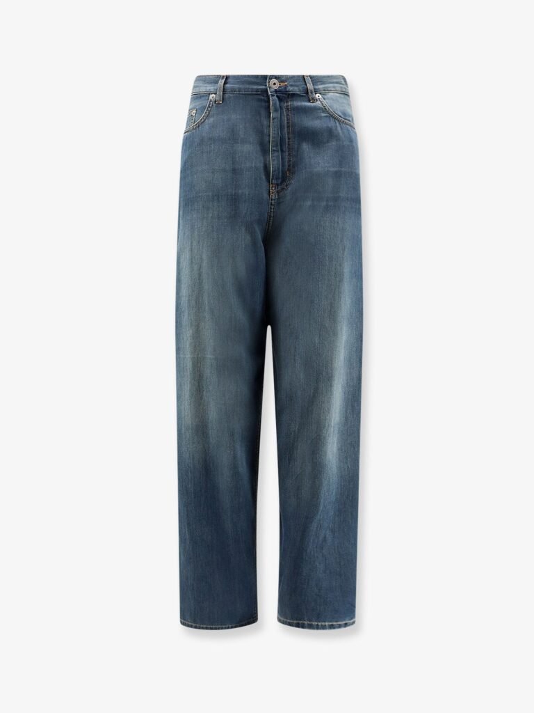 Light Denim Jeans with Vintage effect
