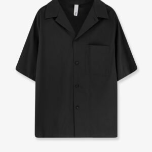 Linen and viscose blend shirt
