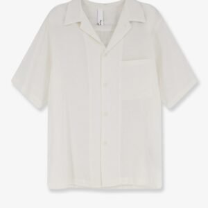 Linen and viscose blend shirt