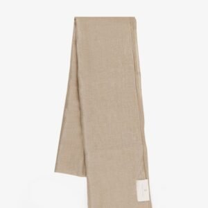 Linen lurex scarf