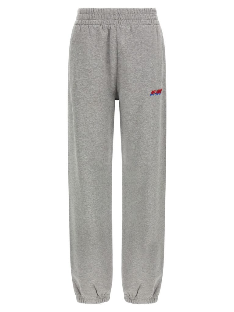 Logo embroidery joggers