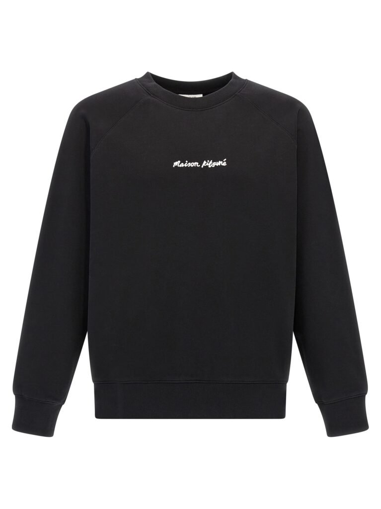 Logo embroidery sweatshirt