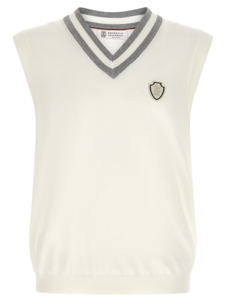 Logo patch vest