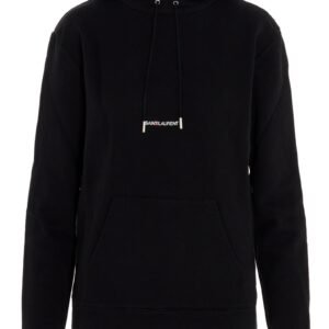 Logo print hoodie