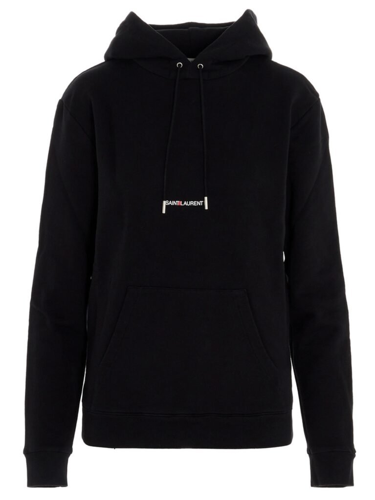 Logo print hoodie