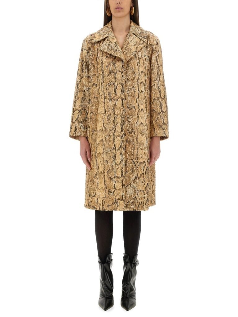 LONG COAT WITH SEQUINS