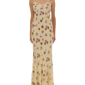 LONG DRESS WITH FLORAL PATTERN