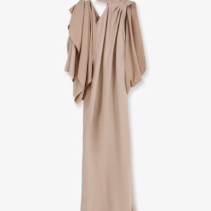 Long dress with satin band