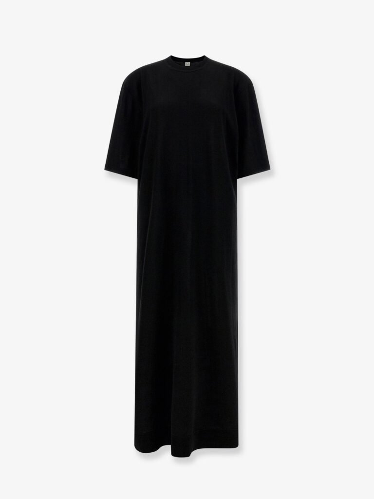 Long merino wool dress