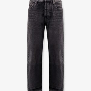 Long Mick black denim trousers